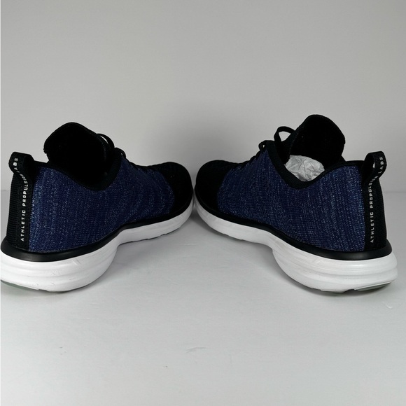 APL Techloom Pro Black Blue Knit Sneakers Men's Size 8 - Picture 6 of 9